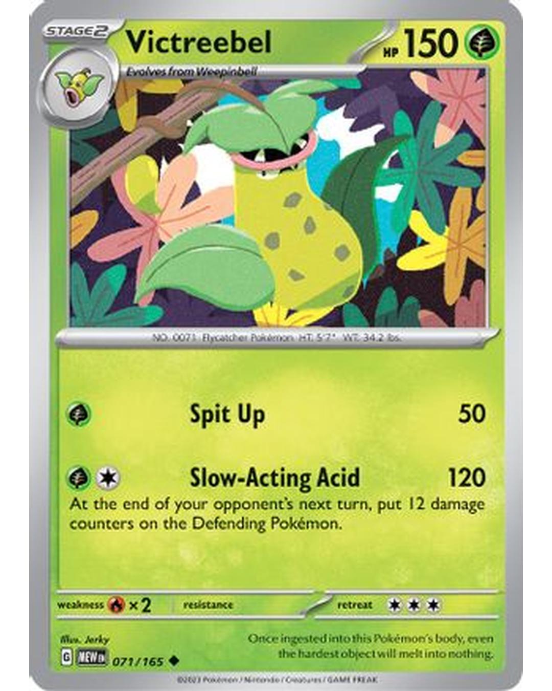 Victreebel 071/165  SV Scarlet & Violet 151 - Uncommon