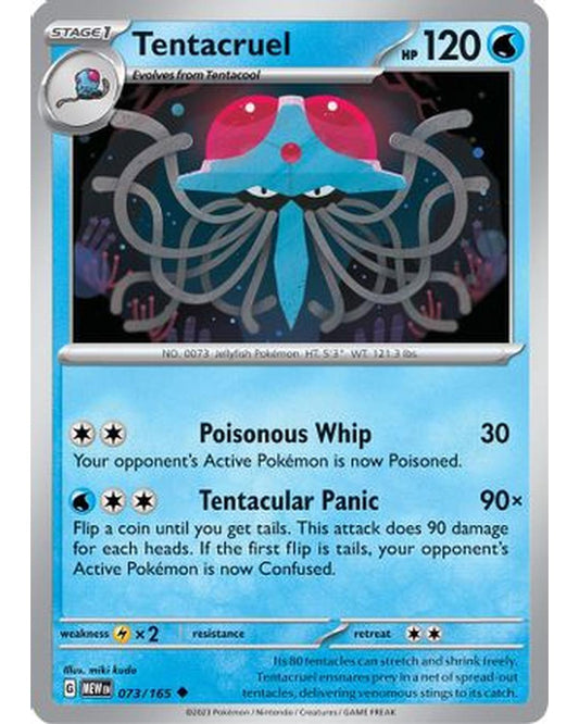 Tentacruel 073/165  SV Scarlet & Violet 151 - Uncommon