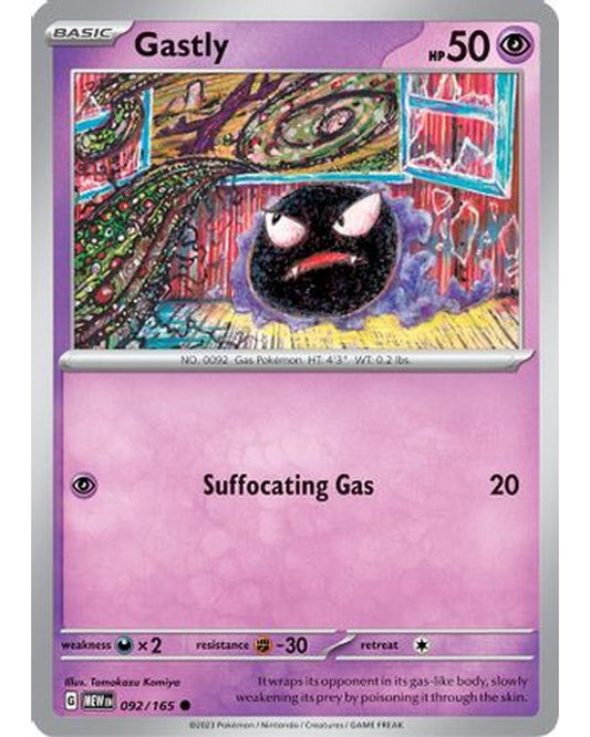 Gastly 092/165  SV Scarlet & Violet 151 - Common