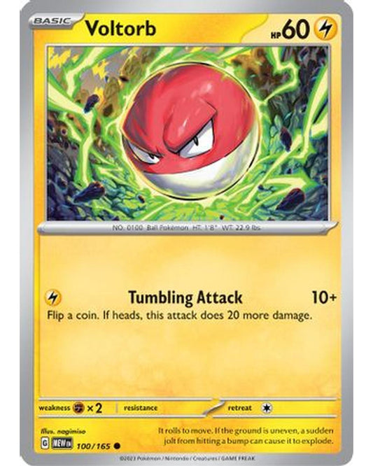 Voltorb 100/165  SV Scarlet & Violet 151 - Common