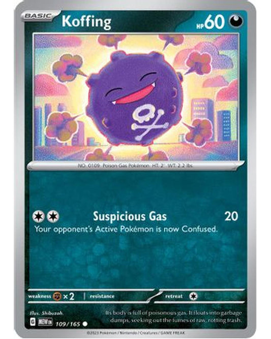 Koffing 109/165  SV Scarlet & Violet 151 - Common