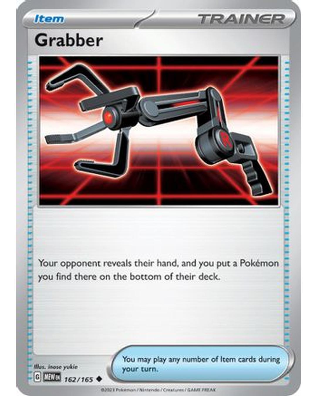 Grabber 162/165  SV Scarlet & Violet 151 - Uncommon