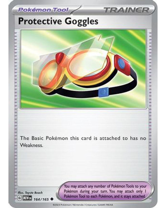 Protective Goggles 164/165  SV Scarlet & Violet 151 - Uncommon