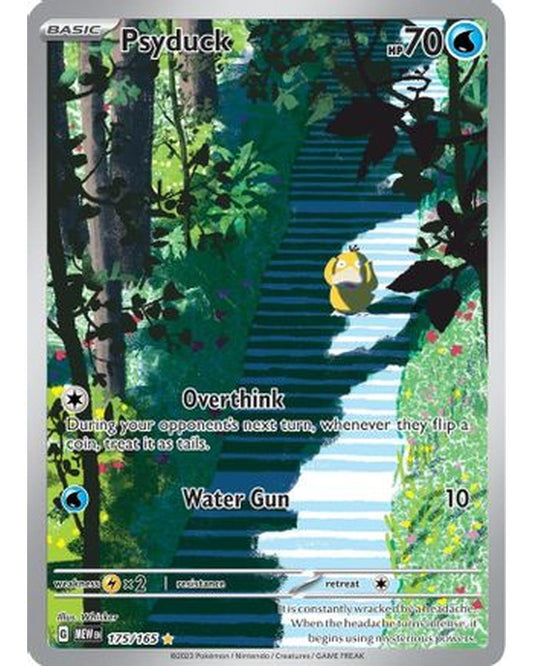 Psyduck 175/165  - Holofoil SV Scarlet & Violet 151 - Illustration Rare