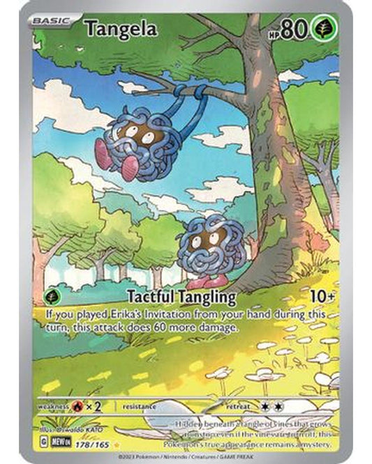 Tangela 178/165  - Holofoil SV Scarlet & Violet 151 - Illustration Rare