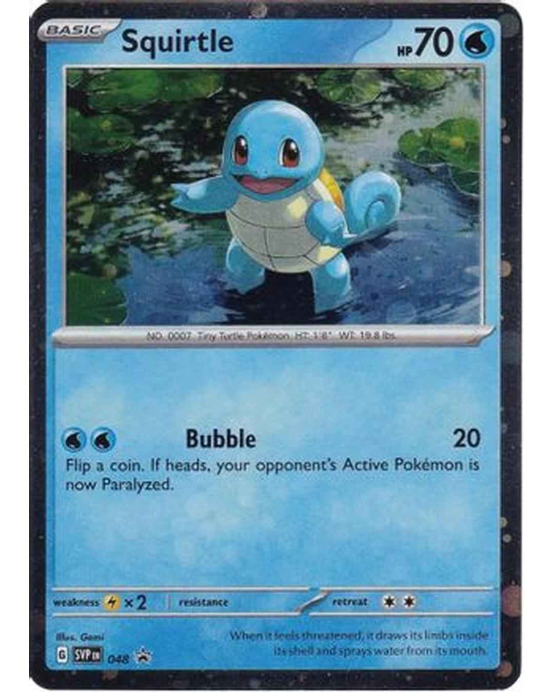 Squirtle 048  - Holofoil SV Scarlet & Violet Promo Cards - Promo