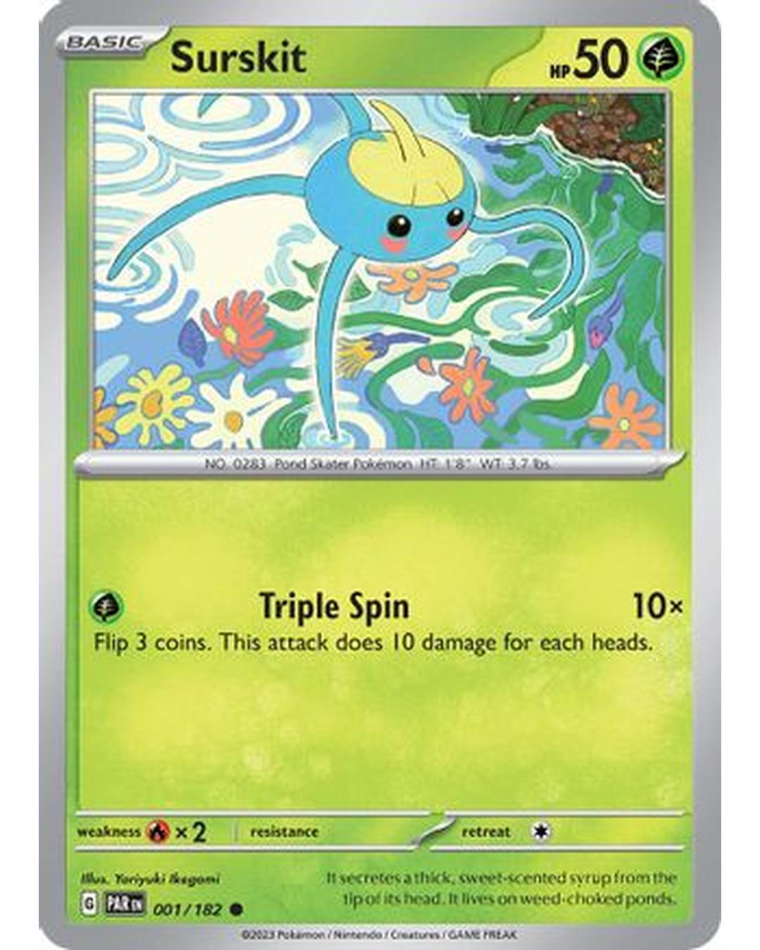 Surskit 001/182  SV04 Paradox Rift - Common