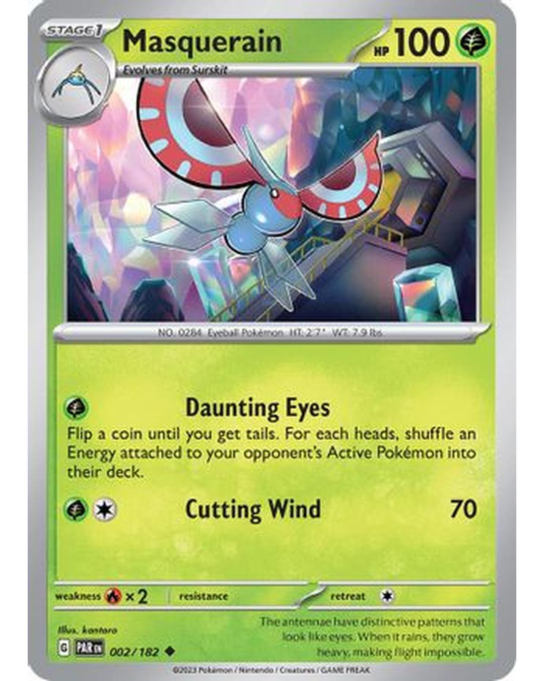 Masquerain 002/182  SV04 Paradox Rift - Uncommon