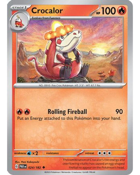 Crocalor 024/182  SV04 Paradox Rift - Uncommon