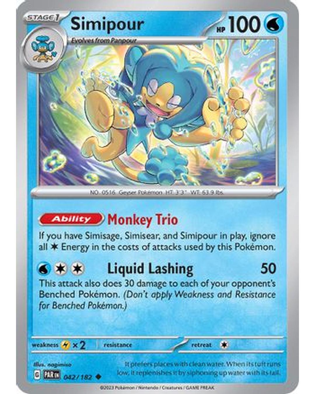 Simipour 042/182  SV04 Paradox Rift - Uncommon