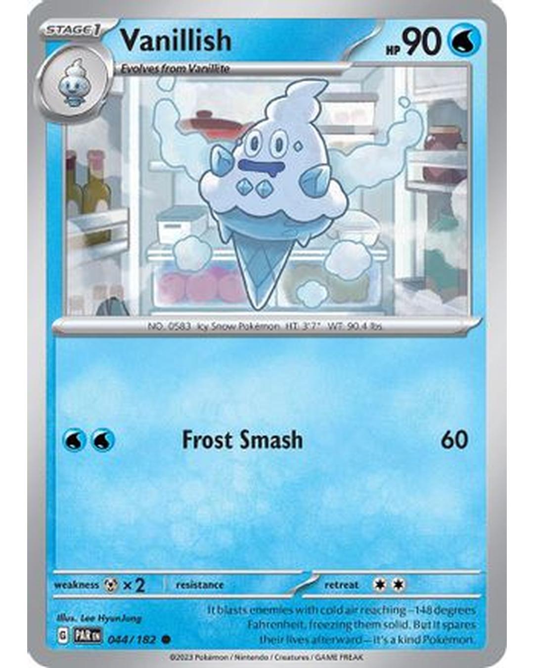 Vanillish 044/182  SV04 Paradox Rift - Common