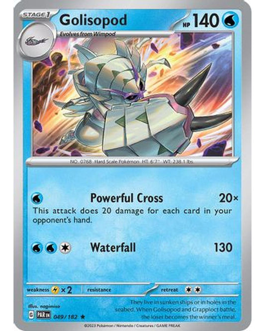 Golisopod 049/182  - Reverse Holofoil SV04 Paradox Rift - Rare