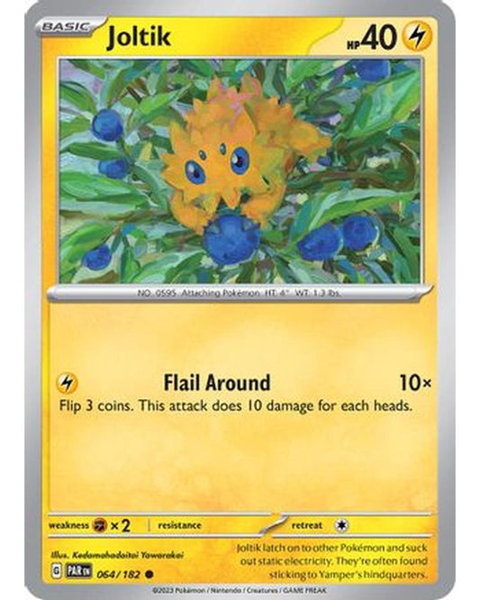 Joltik 064/182  - Reverse Holofoil SV04 Paradox Rift - Common
