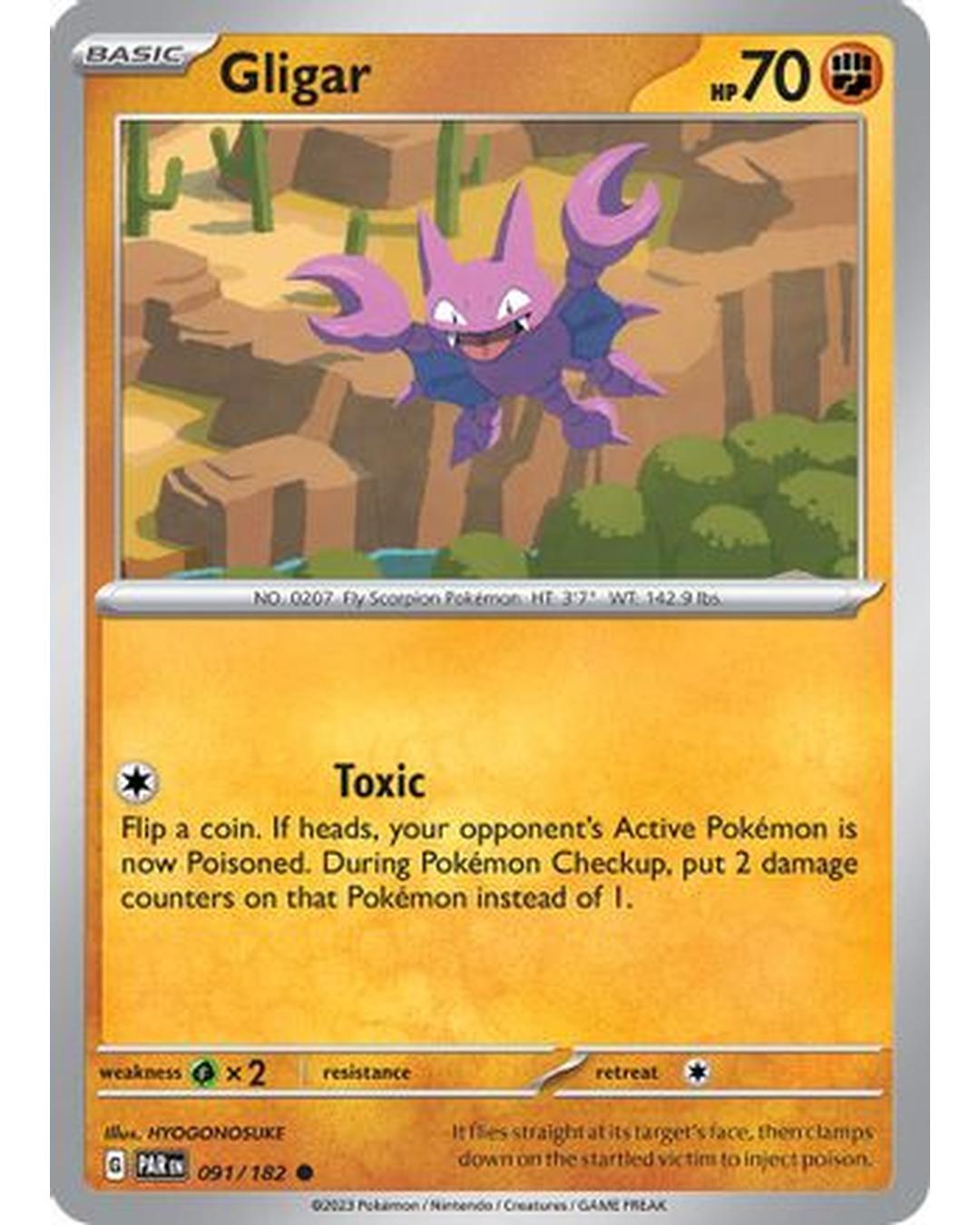 Gligar 091/182  SV04 Paradox Rift - Common