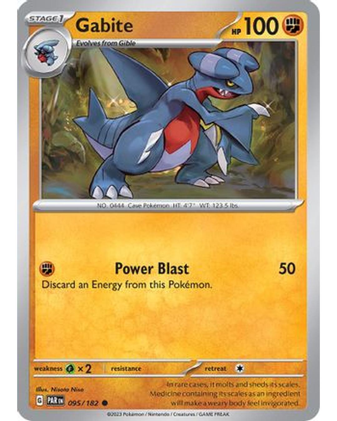 Gabite 095/182  SV04 Paradox Rift - Common