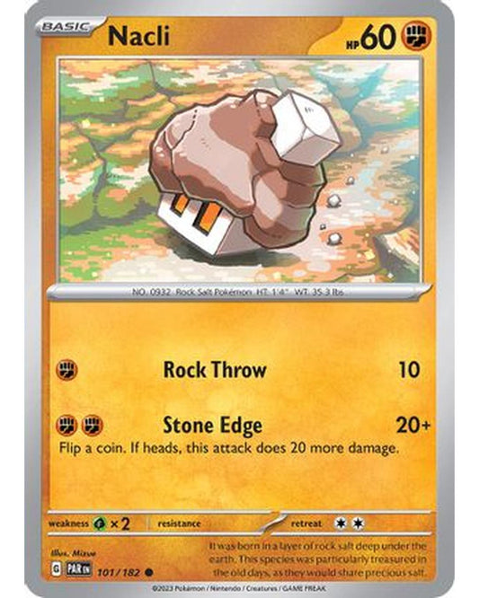 Nacli 101/182  - Reverse Holofoil SV04 Paradox Rift - Common