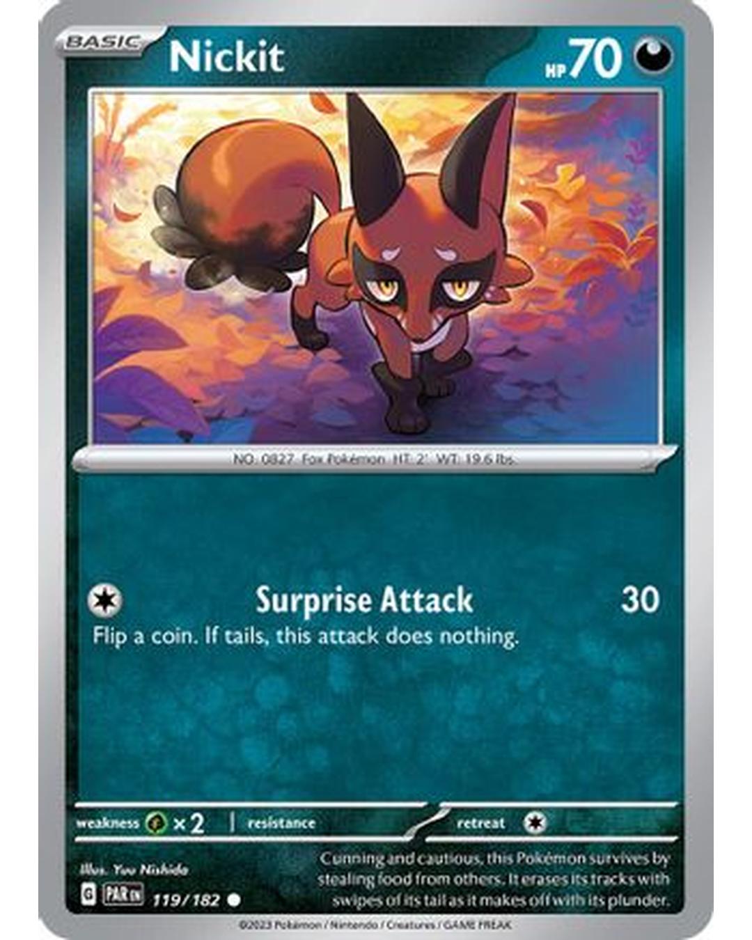 Nickit 119/182  SV04 Paradox Rift - Common