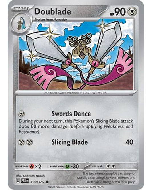 Doublade 133/182  SV04 Paradox Rift - Common