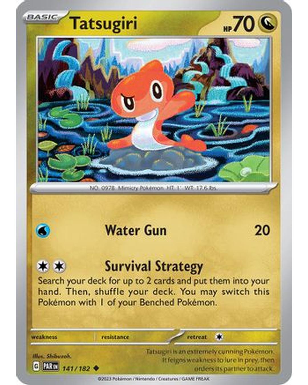 Tatsugiri 141/182  SV04 Paradox Rift - Uncommon