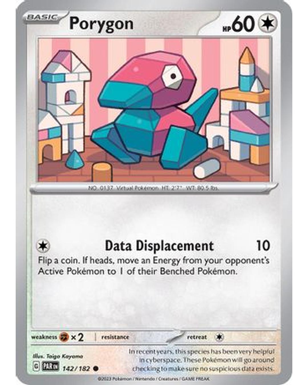 Porygon 142/182  SV04 Paradox Rift - Common