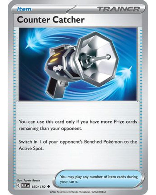 Counter Catcher 160/182  - Reverse Holofoil SV04 Paradox Rift - Uncommon