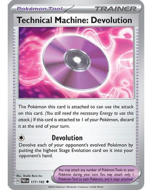 Technical Machine: Devolution 177/182  - Reverse Holofoil SV04 Paradox Rift - Uncommon