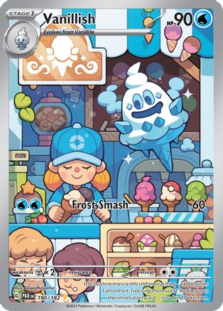 Vanillish 190/182  - Holofoil SV04 Paradox Rift - Illustration Rare