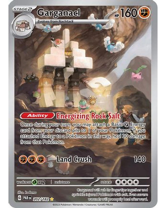 Garganacl 202/182  - Holofoil SV04 Paradox Rift - Illustration Rare