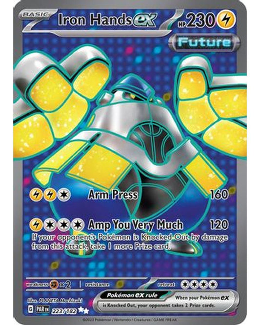 Iron Hands ex 223/182  - Holofoil SV04 Paradox Rift - Ultra Rare