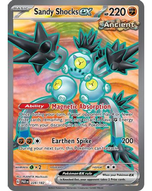 Sandy Shocks ex 228/182  - Holofoil SV04 Paradox Rift - Ultra Rare