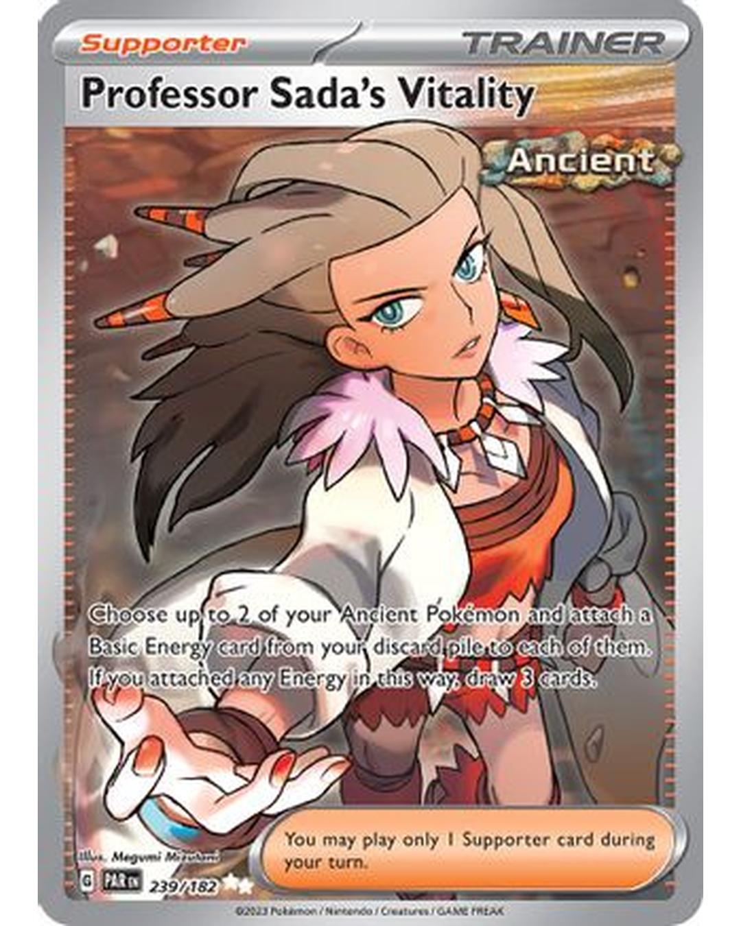 Professor Sada's Vitality 239/182  - Holofoil SV04 Paradox Rift - Ultra Rare