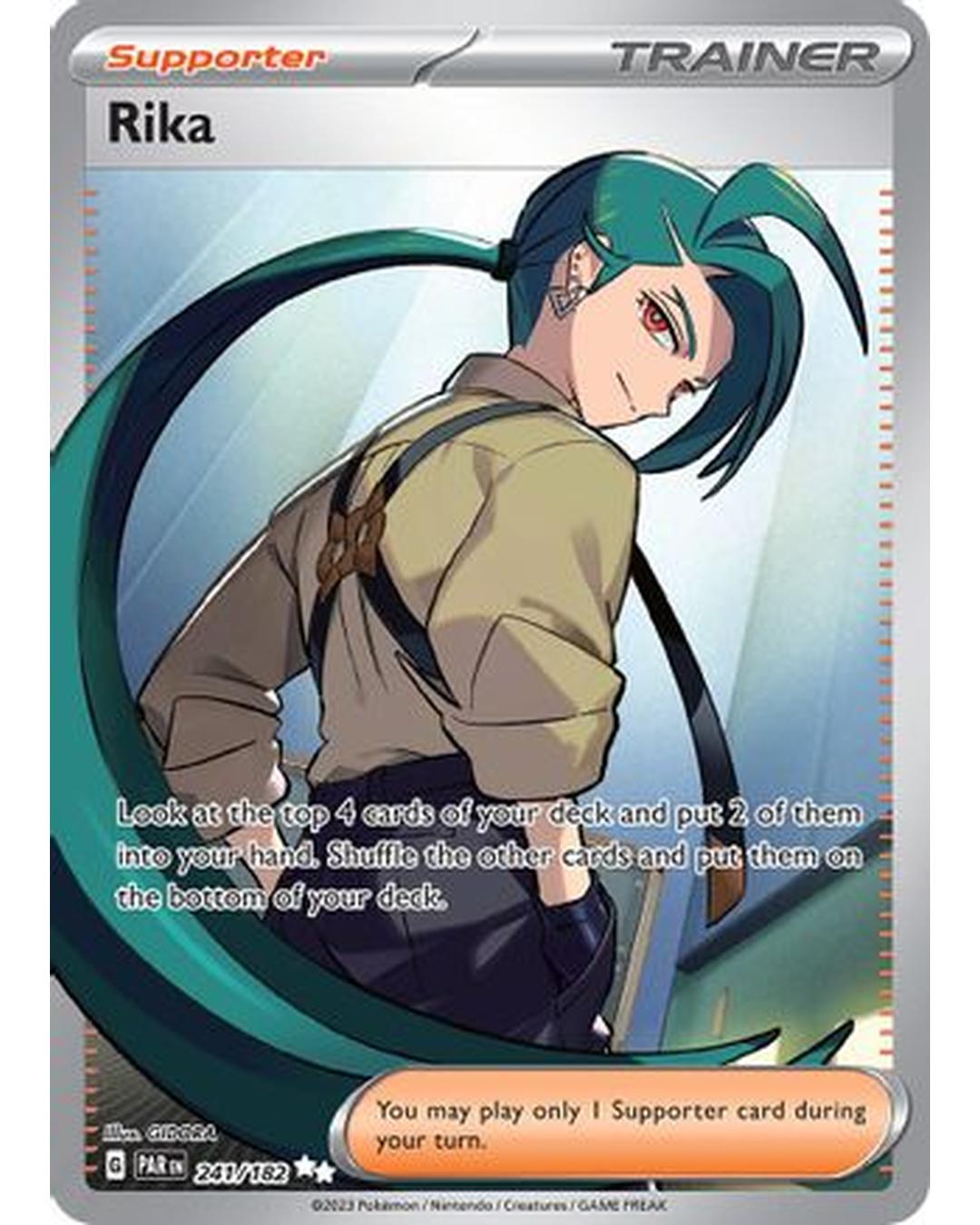 Rika 241/182  - Holofoil SV04 Paradox Rift - Ultra Rare
