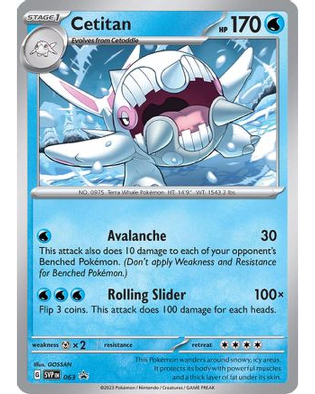 Cetitan 063  - Holofoil SV Scarlet & Violet Promo Cards - Promo