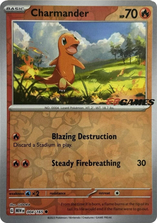 Charmander - 004/165 (EBGames Exclusive)