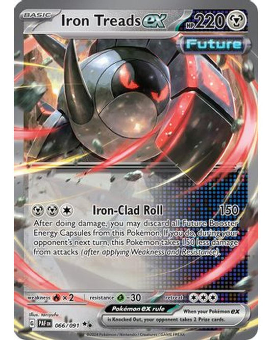 Iron Treads ex 066/091  - Holofoil SV Paldean Fates - Double Rare