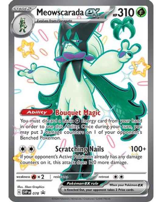 Meowscarada ex 078  - Holofoil SV Scarlet & Violet Promo Cards - Promo