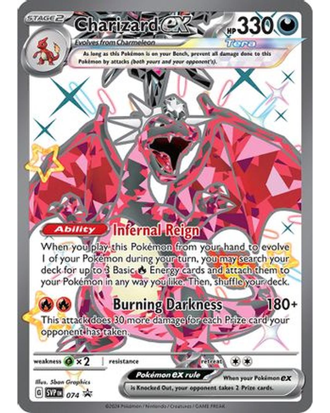 Charizard ex 074  - Holofoil SV Scarlet & Violet Promo Cards - Promo