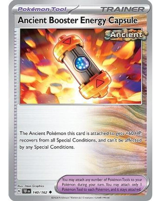Ancient Booster Energy Capsule 140/162  - Reverse Holofoil SV05 Temporal Forces - Uncommon