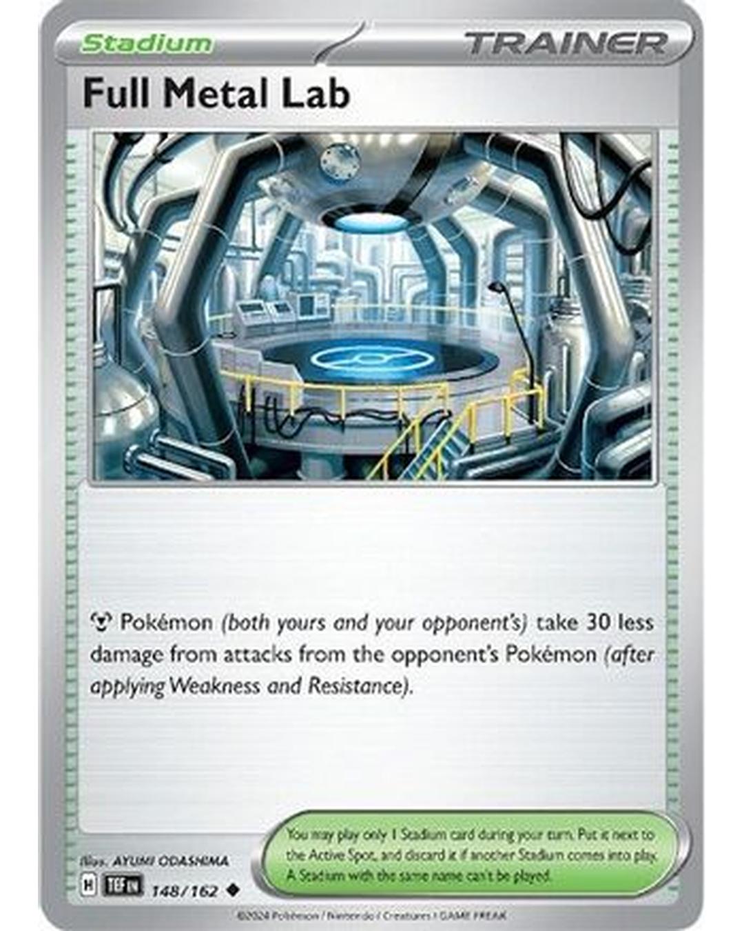 Full Metal Lab 148/162  - Reverse Holofoil SV05 Temporal Forces - Uncommon