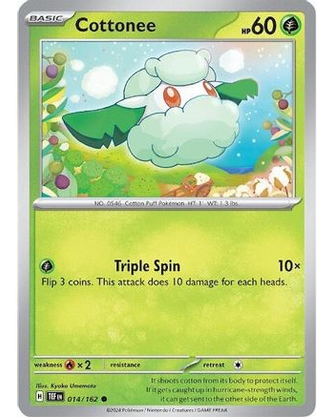 Cottonee 014/162  SV05 Temporal Forces - Common