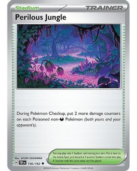 Perilous Jungle 156/162  - Reverse Holofoil SV05 Temporal Forces - Uncommon