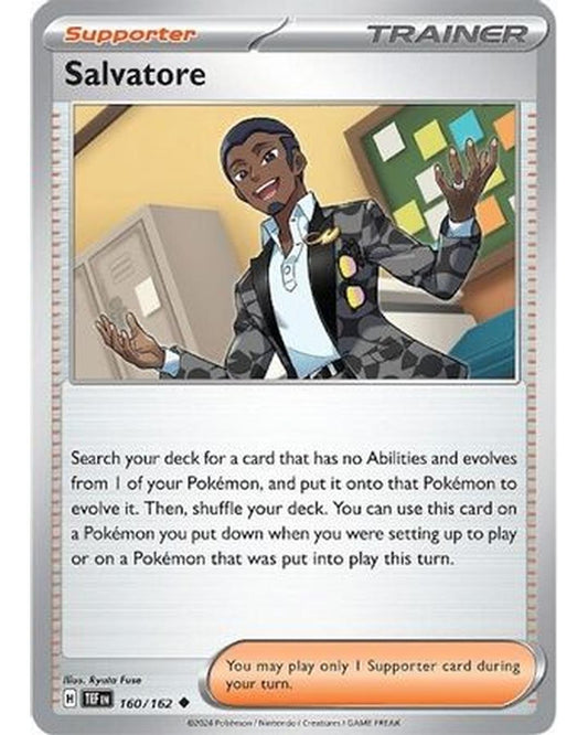 Salvatore 160/162  - Reverse Holofoil SV05 Temporal Forces - Uncommon