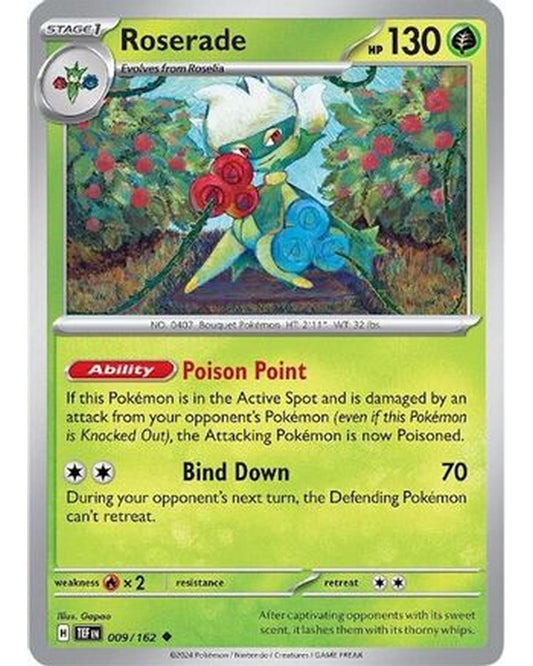 Roserade 009/162  SV05 Temporal Forces - Uncommon