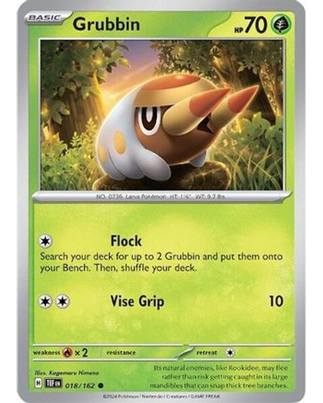 Grubbin 018/162  SV05 Temporal Forces - Common