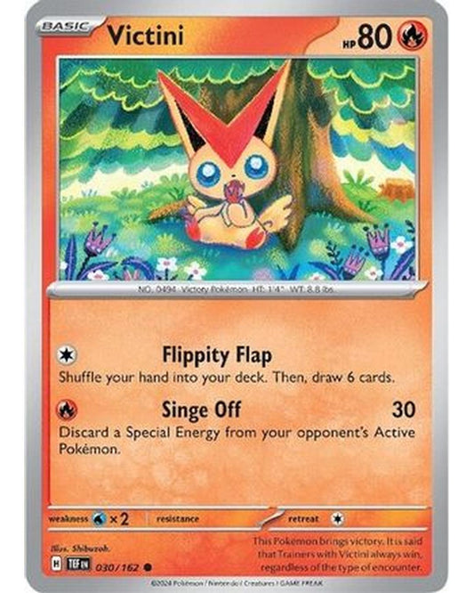 Victini 030/162  - Reverse Holofoil SV05 Temporal Forces - Common