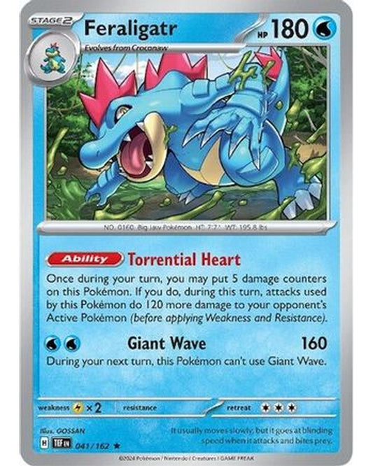 Feraligatr 041/162  - Holofoil SV05 Temporal Forces - Rare
