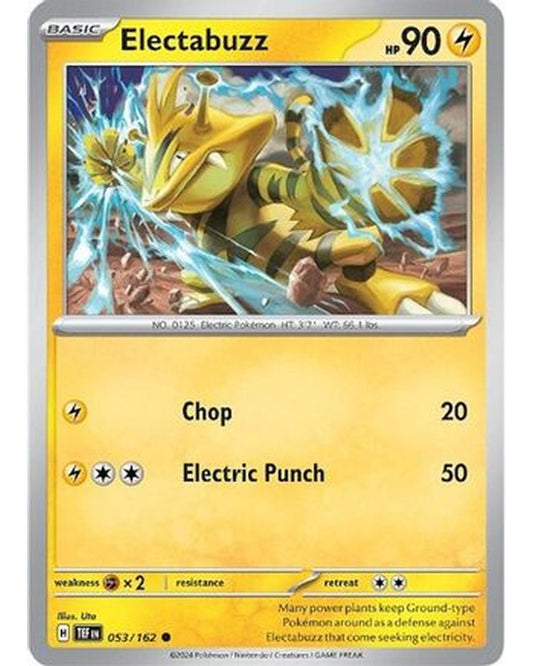 Electabuzz 053/162  - Reverse Holofoil SV05 Temporal Forces - Common