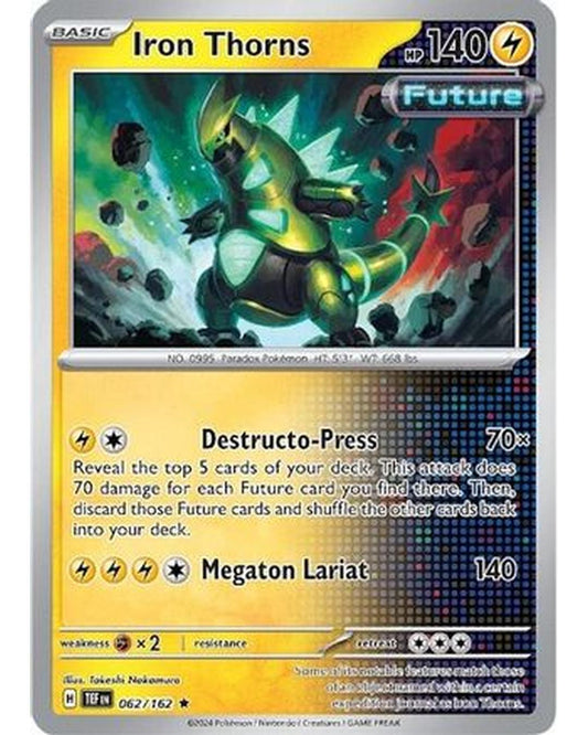 Iron Thorns 062/162  - Holofoil SV05 Temporal Forces - Rare