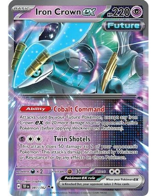 Iron Crown ex 081/162  - Holofoil SV05 Temporal Forces - Double Rare