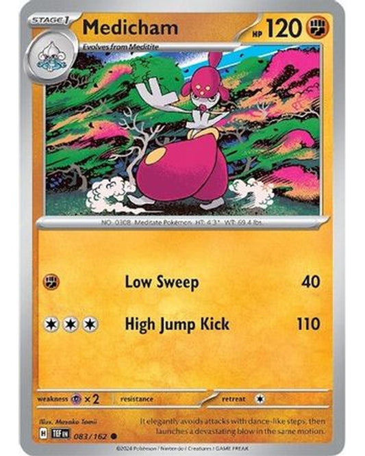 Medicham 083/162  - Reverse Holofoil SV05 Temporal Forces - Common